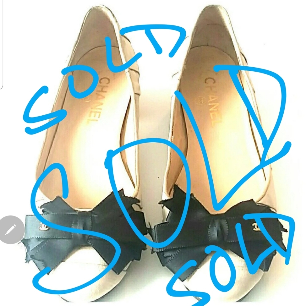 Chanel Satin Bow Authentic